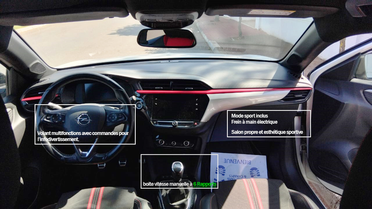 Lazrak auto Opel corsa gs line+ 2020 